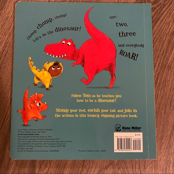 SOLD- "1,2,3 Do the Dinosaur” Usborne book - Picture 2 of 6